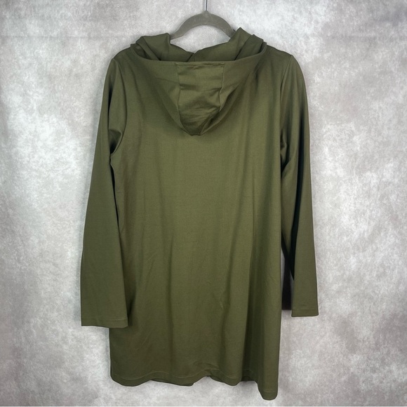 Ripley Rader Ponte Knit Hooded Jacket In Green Women's Size 2 Small - Picture 4 of 4